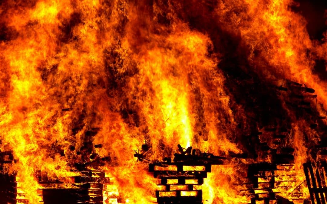 Belfast lie detector, pyromania, arson